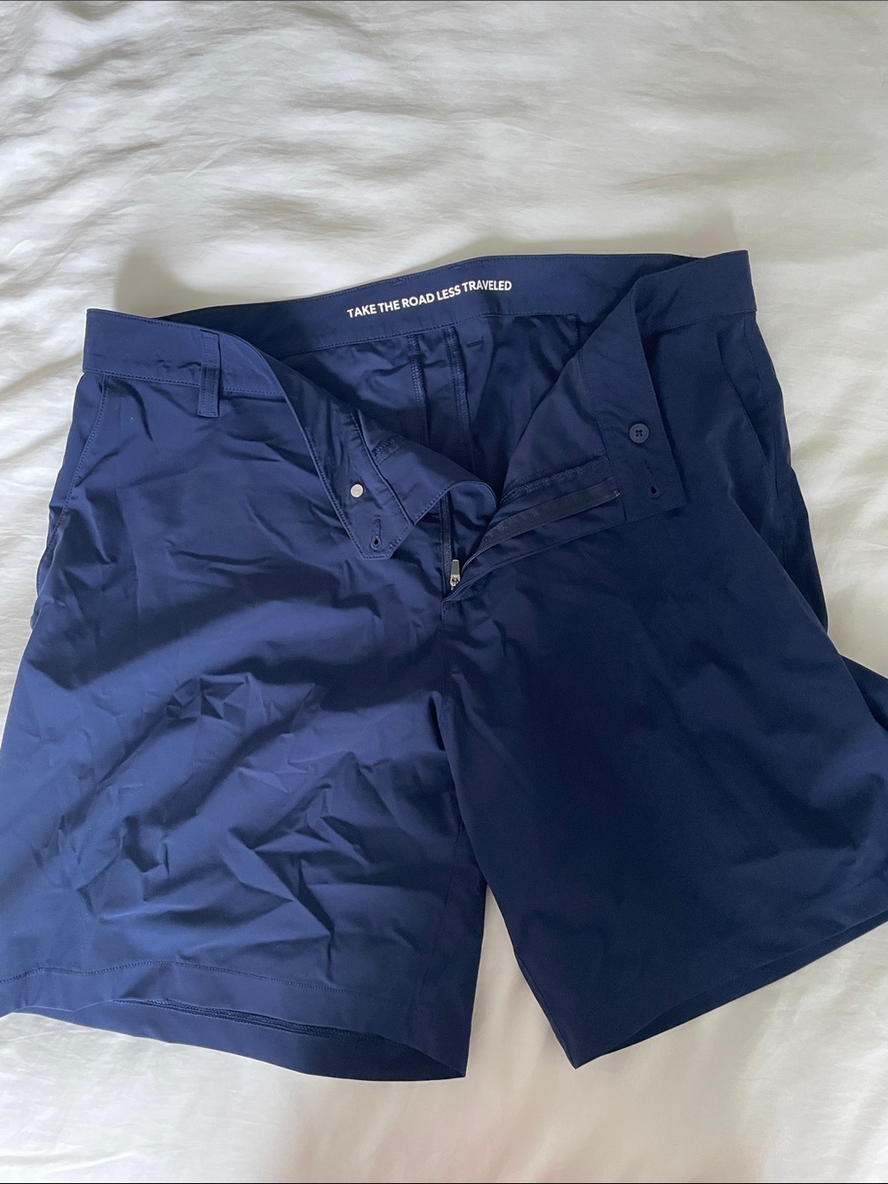 RHONE Navy Hybrid Performance Shorts